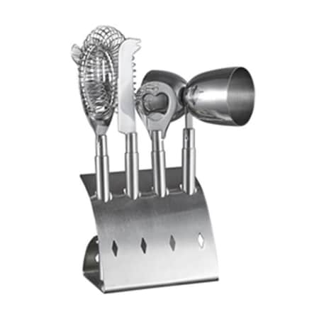 Bar Pro Stainless Steel 4 Piece Bar Set